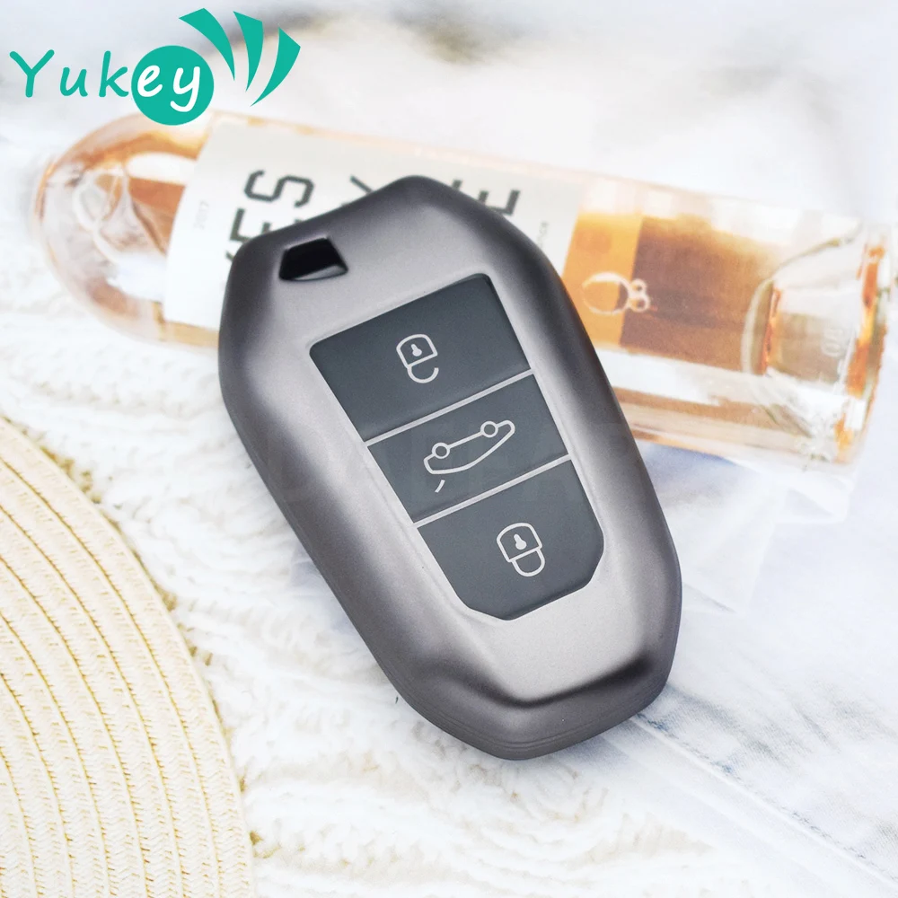 

Держатель брелока из ТПУ для Peugeot 308 408 508 2008 3008 4008 5008 для Citroen C4 C6 C3-XR, чехол для автомобильного ключа, аксессуары