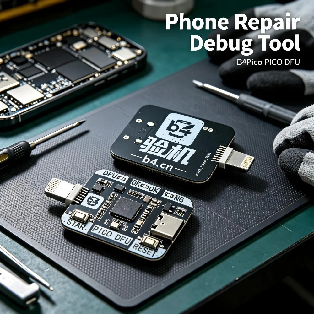 B4Pico PICO DFU Portable Debugging Circuit Board: One-Click DFU, Quick Reboot & System Recovery for  Devices