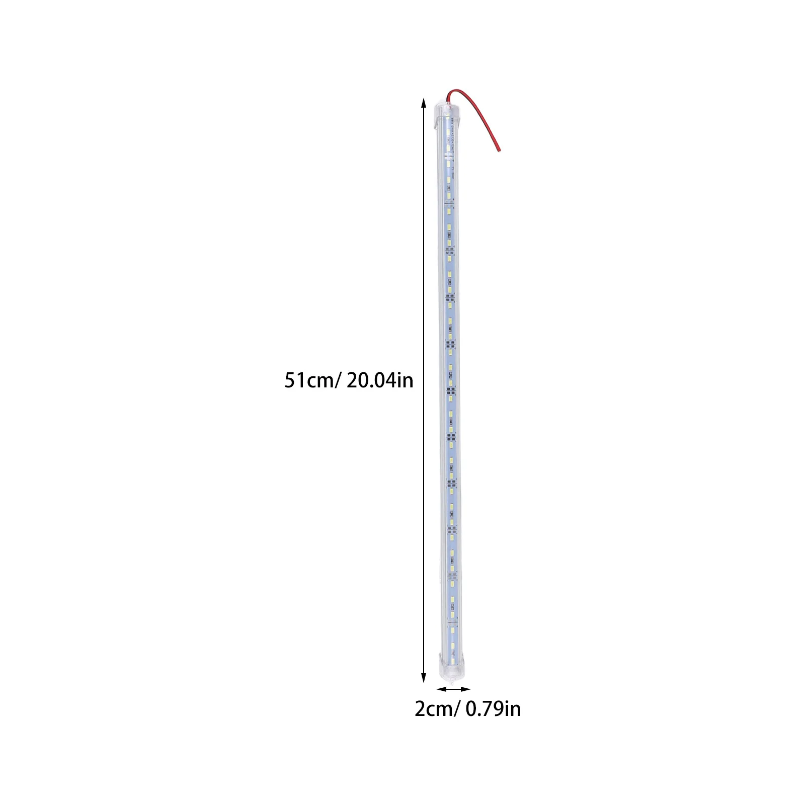 2 قطعة شريط إضاءة صلب 50 سنتيمتر أبيض 14 4 واط DC12V IP65 شريط صلب من الألومنيوم شريط Led صلب للمنزل فان شاحنة Atv العرض #3