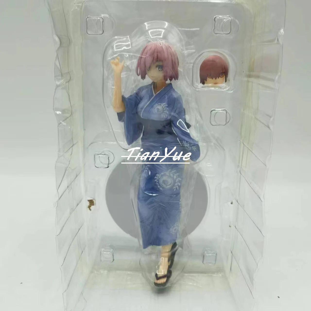 Anime Fate Grand Order Saber and Joan of Arc and Mash Kyrielight kimono version Action Figure Model Toy 21cm