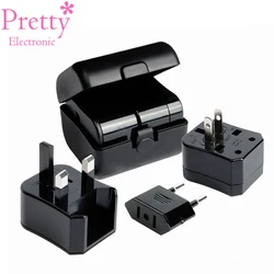 Three-in-one Global Travel Conversion 3 Sockets Plugs Universal Adapter Travel Abroad Converter Household Plugs US/AU/EU/UK