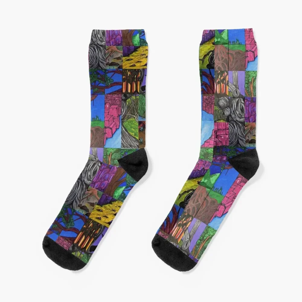 

Scattered collection of pieces Socks anti-slip floral sport Socks Girl Men's