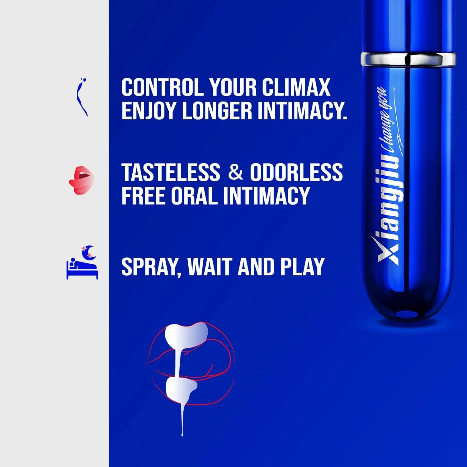 الرجال الذهاب إلى الرش: مجرد رذاذ خفيف لتمديد المتانة. مفتاح لفرح الأزواج