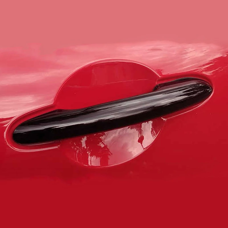 

Для Mini Cooper F55 2014-2023 5-дверные глянцевые черные внешние боковые дверные ручки, крышка панели, отделка, Стайлинг автомобиля