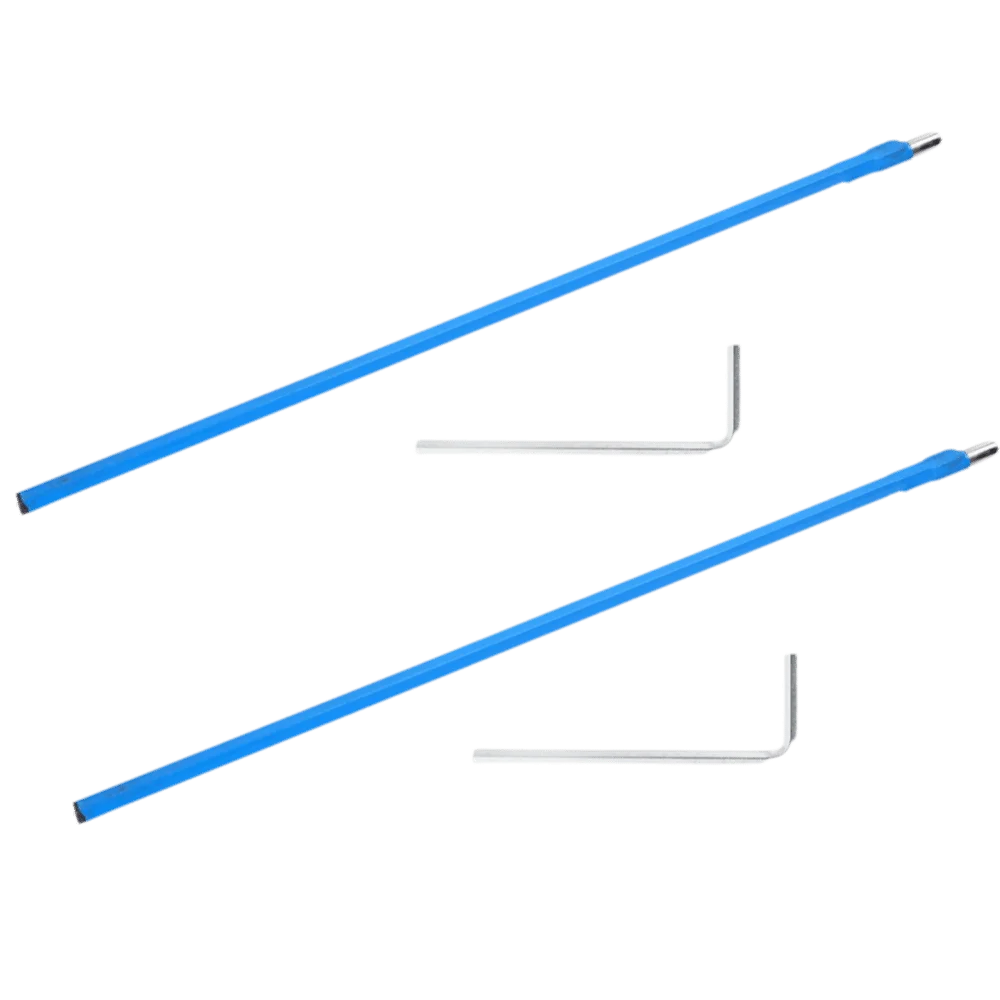 ​2Pcs ​420mm Length ​Guitar Truss Rod​ ​Neck Repair Rod​ ​With 4mm Hex Wrench ​Two Way Truss Rod​ ​Luthier Tool​