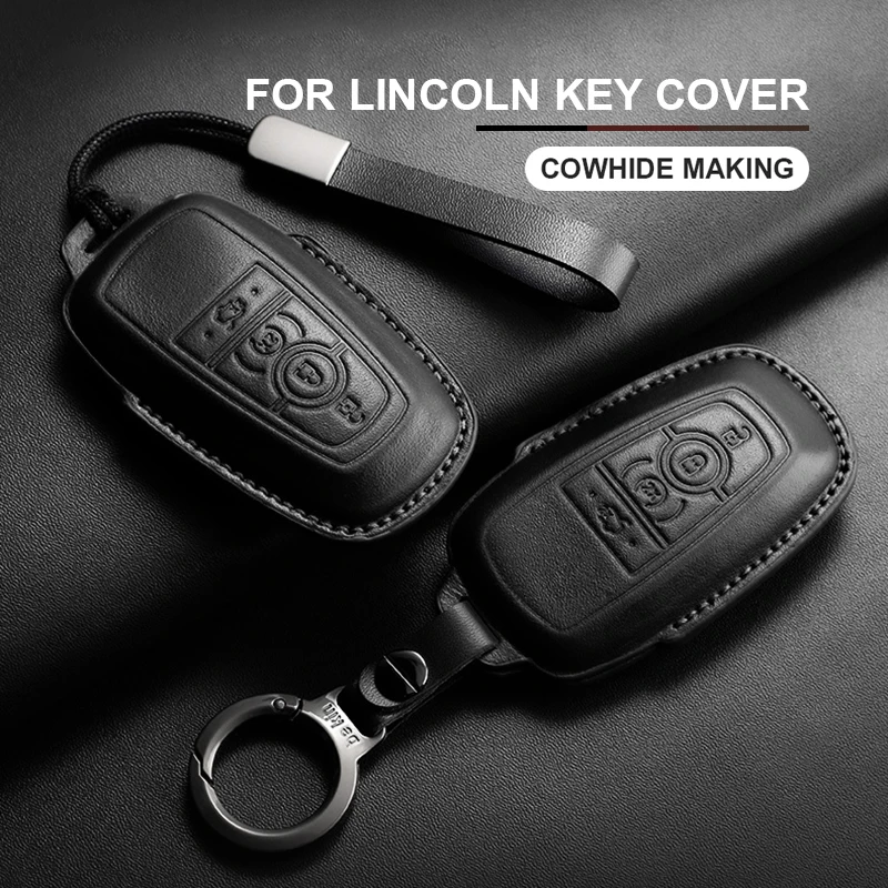 

4 Buttons Car Smart Key Case Cover For Lincoln Continental MKC MKZ MKX Navigator Z Nautilus Aviator Corsair Keychain Accessories