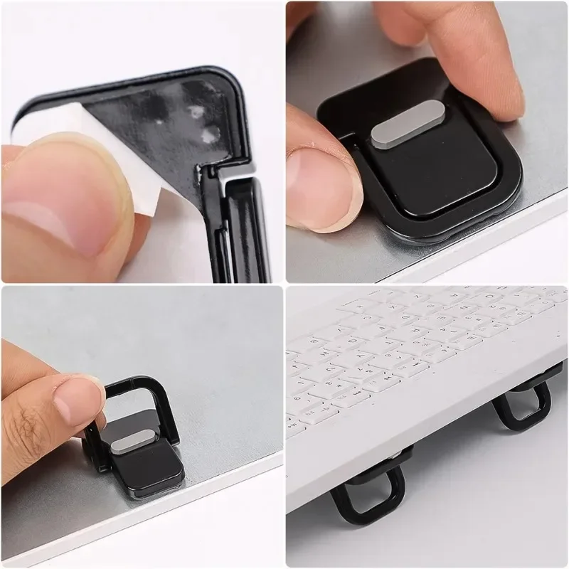 Foldable Laptop Kickstand for Computer Keyboard Portable Aluminum Alloy Support Invisible Laptop Stands for Macbook Notebook