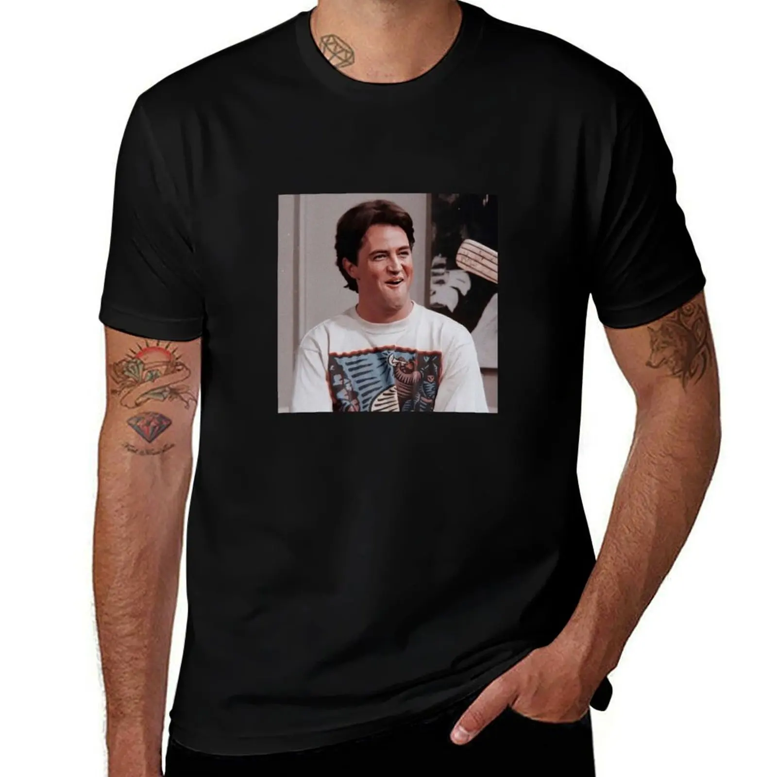 Matthew Perry T-Shirt Street Style Casual Tee Shirt T-Shirt