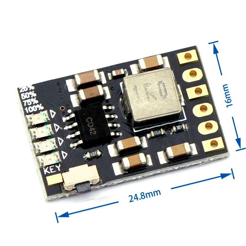 DC 5V 2.1A Mobile Power Diy Board 4.2V Charge/Discharge(boost)/battery protection/indicator module 3.7V lithium 18650