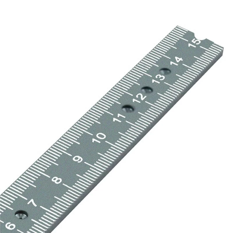 ABJO-Woodworking T Square Ruler Aluminium Alloy Metal Woodworking Drawing Crafting Drafting Tool With Scale