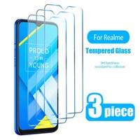 3PCS Screen Protectors Safety Cover Film for Realme 9 8 7 C11 C21 8i X2 Pro plus 5G Tempered Glass for Realme GT Neo 2 3 5G