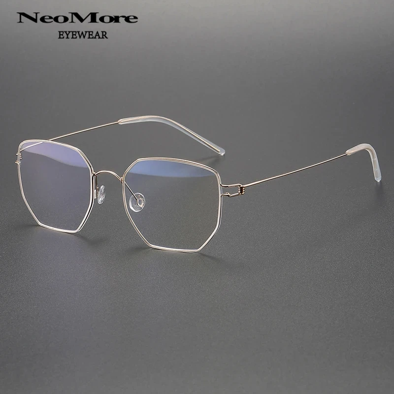 

Ultra Lightweight Pure Titanium Frame Eyeglass Frame Customized Prescription Glasses Progressive Eyeglass Frame Eyewear