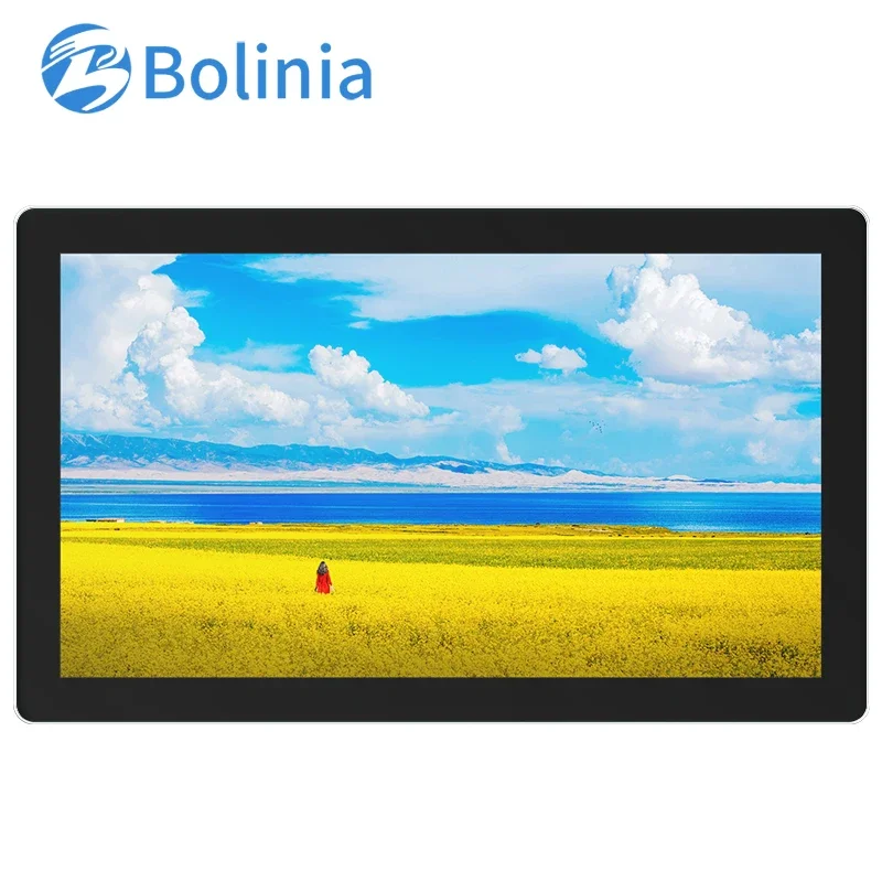 19 Inch Breed Scherm Slimme Alles-In-Één Computer Pcap Touch Rk3288 Aluminium Puur Flat Android Tablet