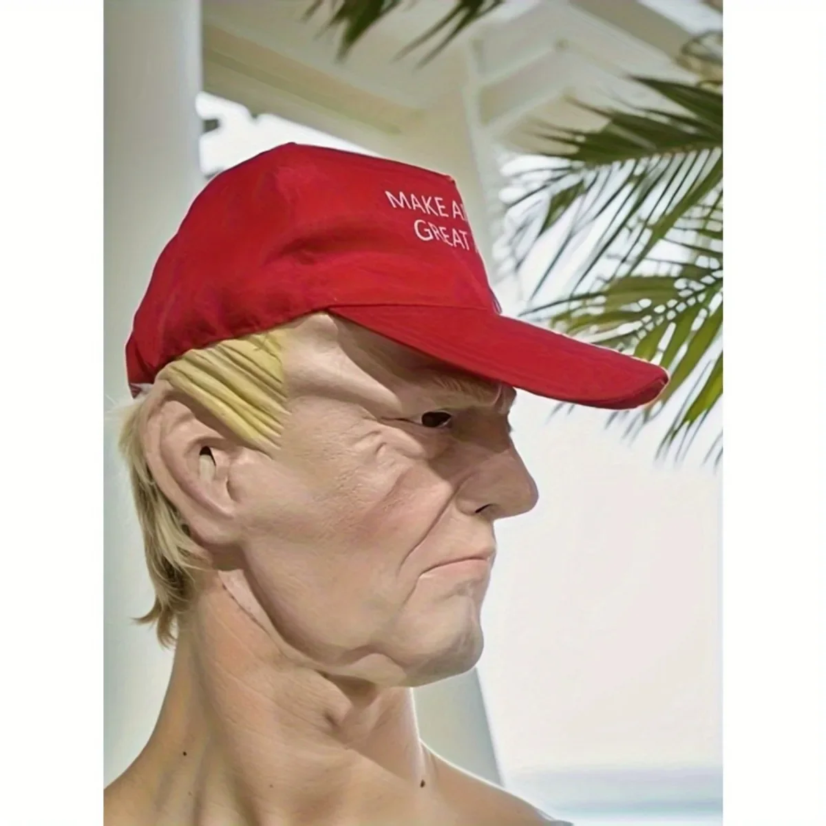 Realistic Trump Mask for Halloween, Realistic Face, Rubber Mask, Latex FunnyMask, Merchandise Costume