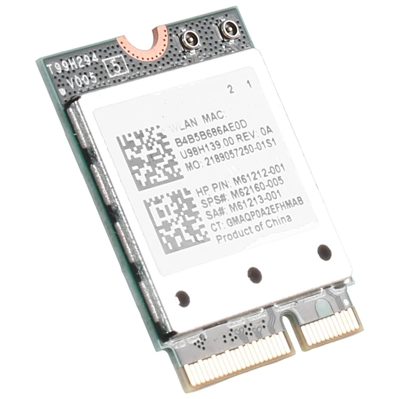 Tarjeta Wifi AF91-NFA765, 2400Mbps, 2,4G/5G/6G, adaptador de red de tarjeta inalámbrica, Compatible con Bluetooth 5,3, compatible con Win10 Win11