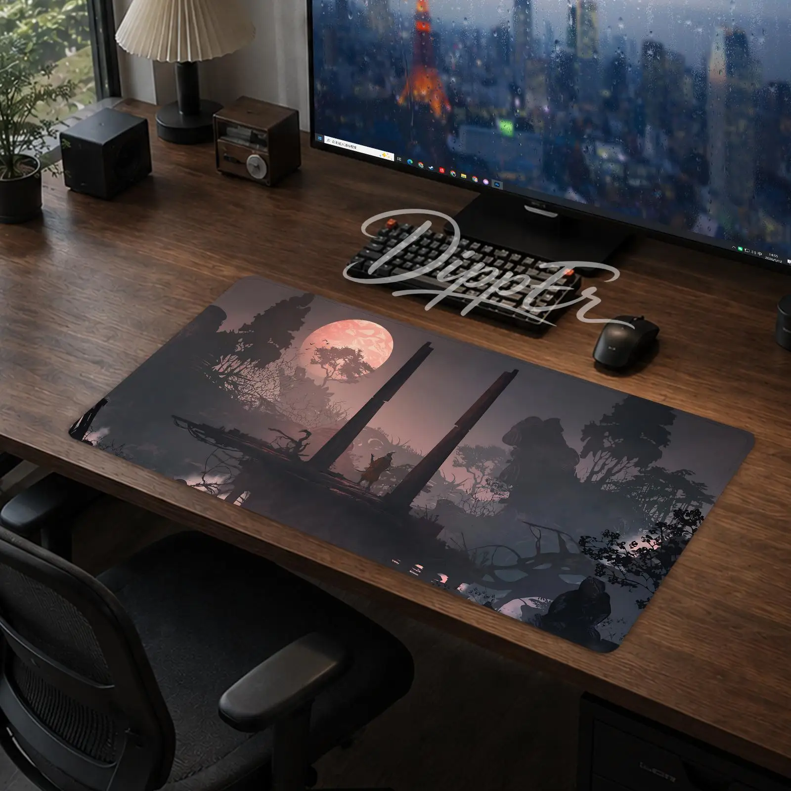 A-Sekiro Shadows Die Twice Mouse Pad Office Large Desk Mat Gaming Mousepad Rubber Bottom Non-Slip Cushion 900X400