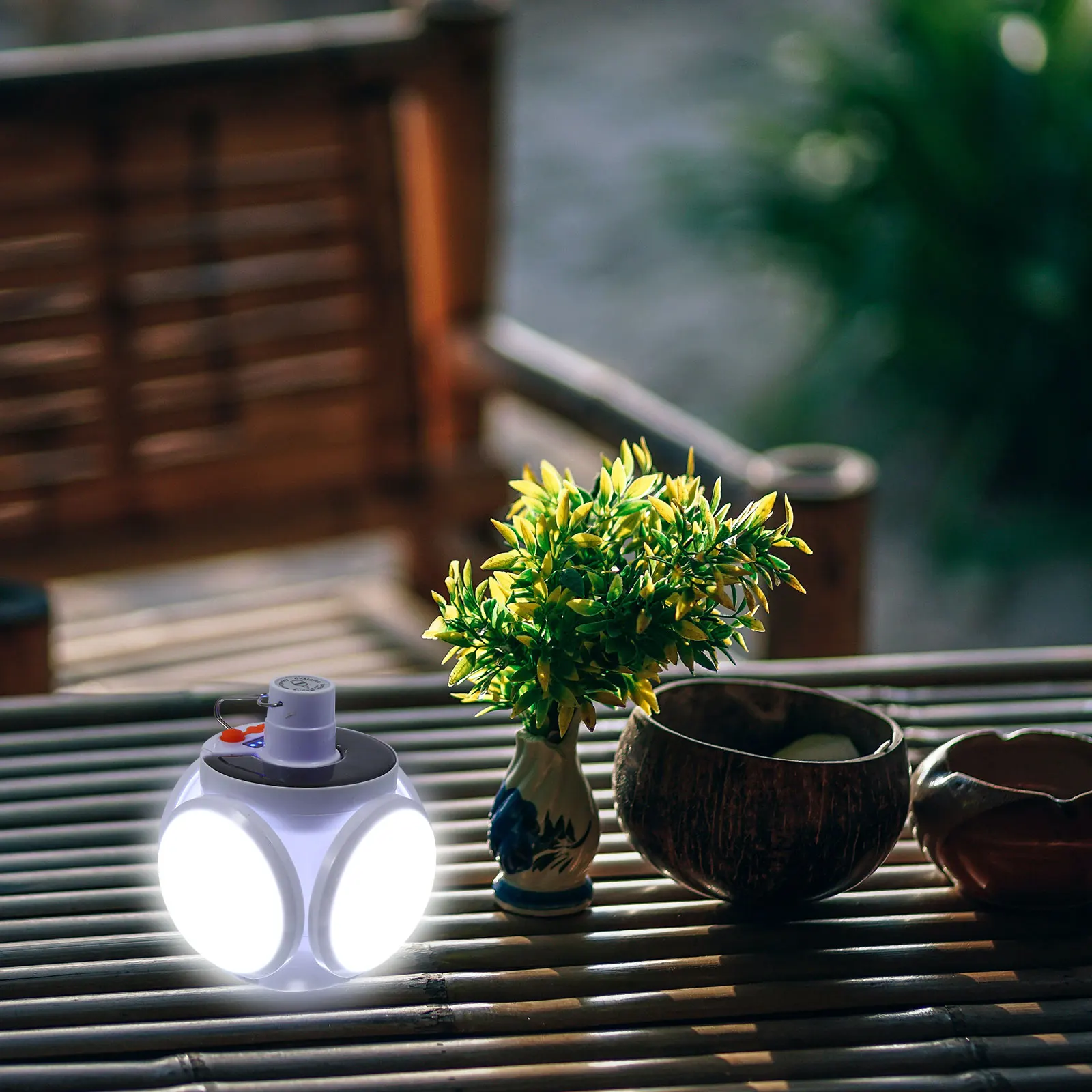 Rechargeable Garden Light Outdoor Decorative Powered by Solar Energy Automatic On Off Yard Landscape Hanging Light Solar