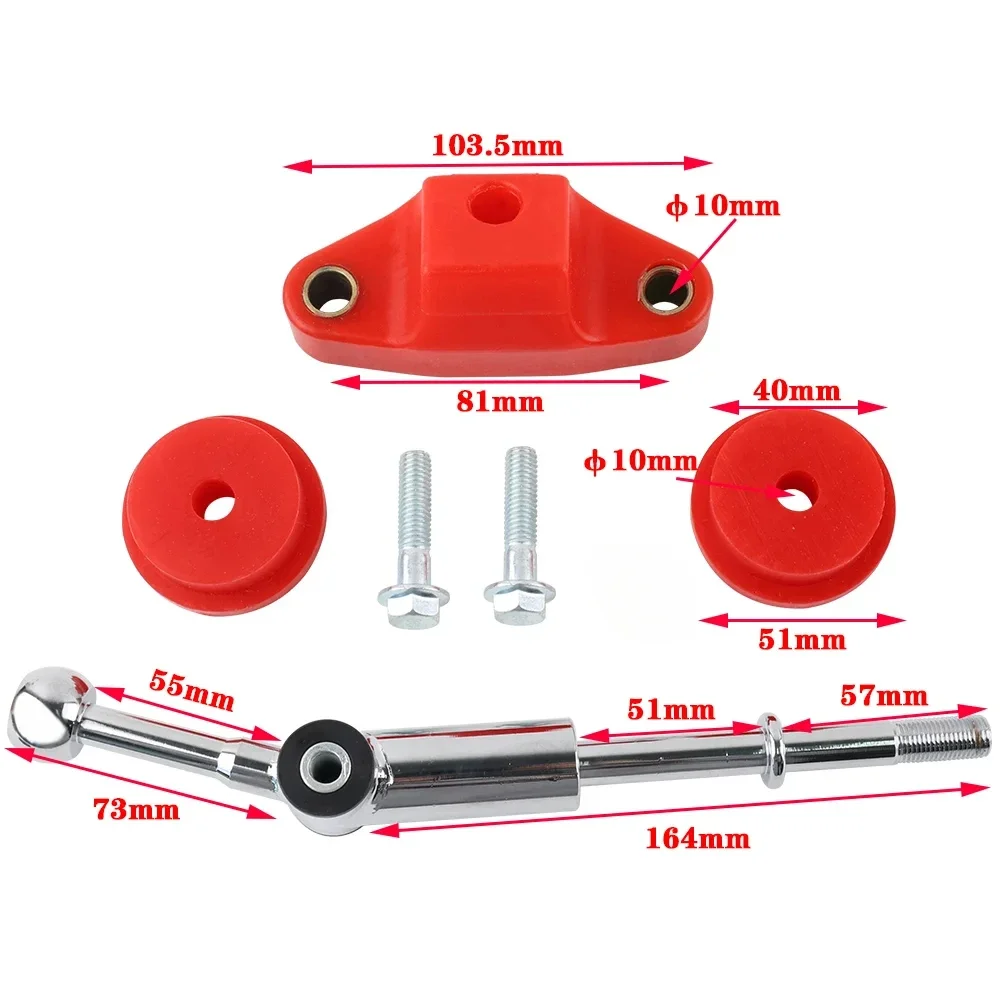 5-Gang-Kurzschalthebel mit Stabilisatorbuchse für 08–14 Subaru Impreza WRX Legacy