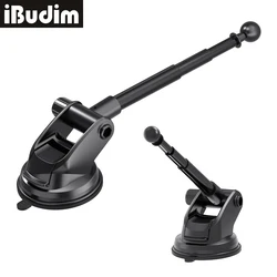 Suction Cup 17mm Ball Head Base with Aluminium Alloy Telescopic Arm for Car Dashboard Windshield Sucker Phone Holder Accessories