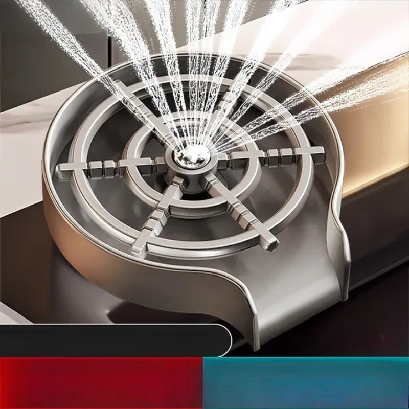 

304 stainless steel high pressure washing cup artifact kitchen sink vegetable basin cup universal automatic press