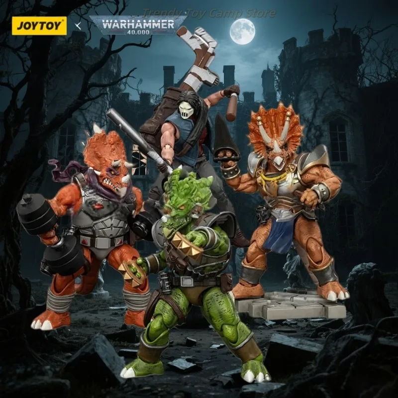 

【В наличии】JOYTOY 1/18 Фигурка Черепахи Капитан Зоракс Аджутеант Зорк Трицератон Infantryman Кейси Аниме-игрушка