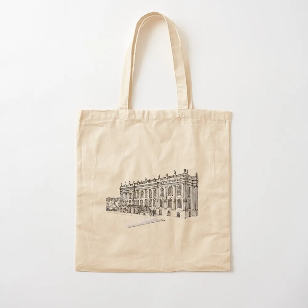

Chatsworth Architectural Illustration Tote Bag Women bags bags for women free delivery bags Canvas Tote Bag