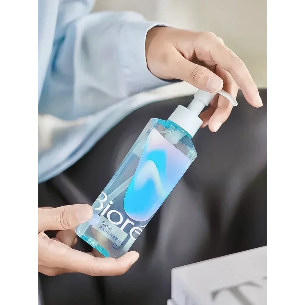 Biore-aceite desmaquillante, 200ml, limpieza profunda y suave, refrescante, control de aceite, hidratante, mejora la barrera, cosméticos de maquillaje