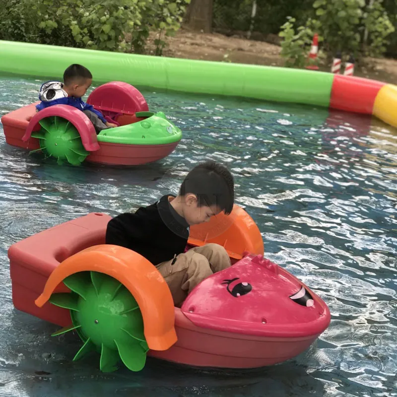 High Quality Economy Hand Rowing Water Plastic Paddle Boat for Kids