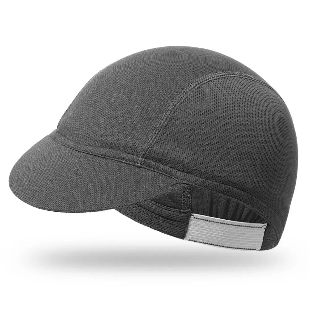 Outdoor Quick-Drying Bicycle Cycling Cap Mesh Fabrics Breathable Solid Color Riding Hat  Dustproof Men Summer Sports Style Cap