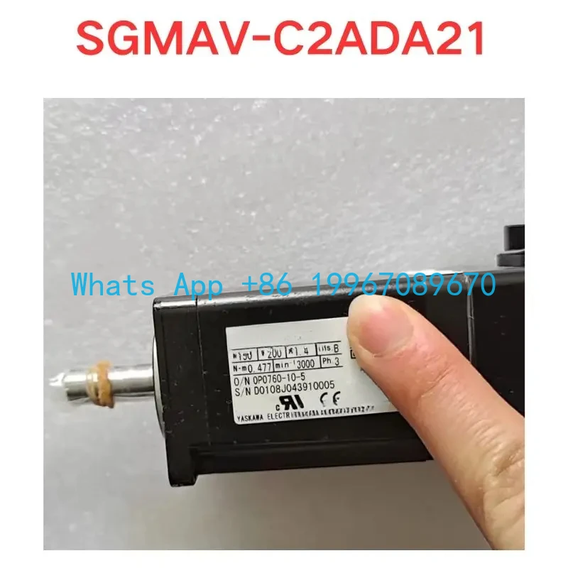 

Used SGMAV-C2ADA21 servo motor Functional test OK