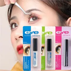 Waterproof Strong Adhesive Eyelash Glue Quick Dry No Irritant False Eye Lashes Glue Clear Black Color Makeup Eyelashes Extension