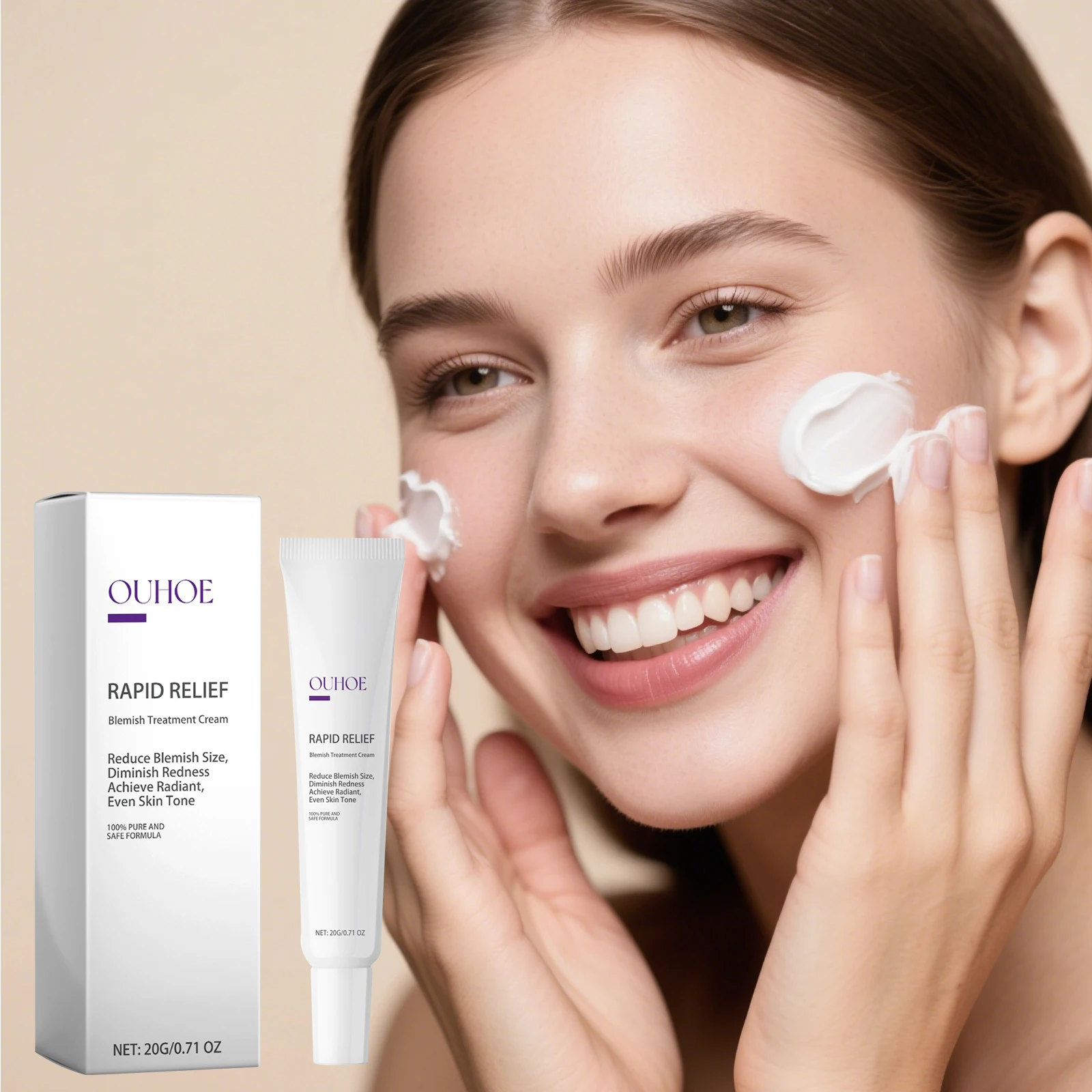 

20g Dark Spot Correcting Brightening Cream Hydrating Face Cream Fades Appearance of Spots Evens Tone Boosts Radiance Acid Aloe
