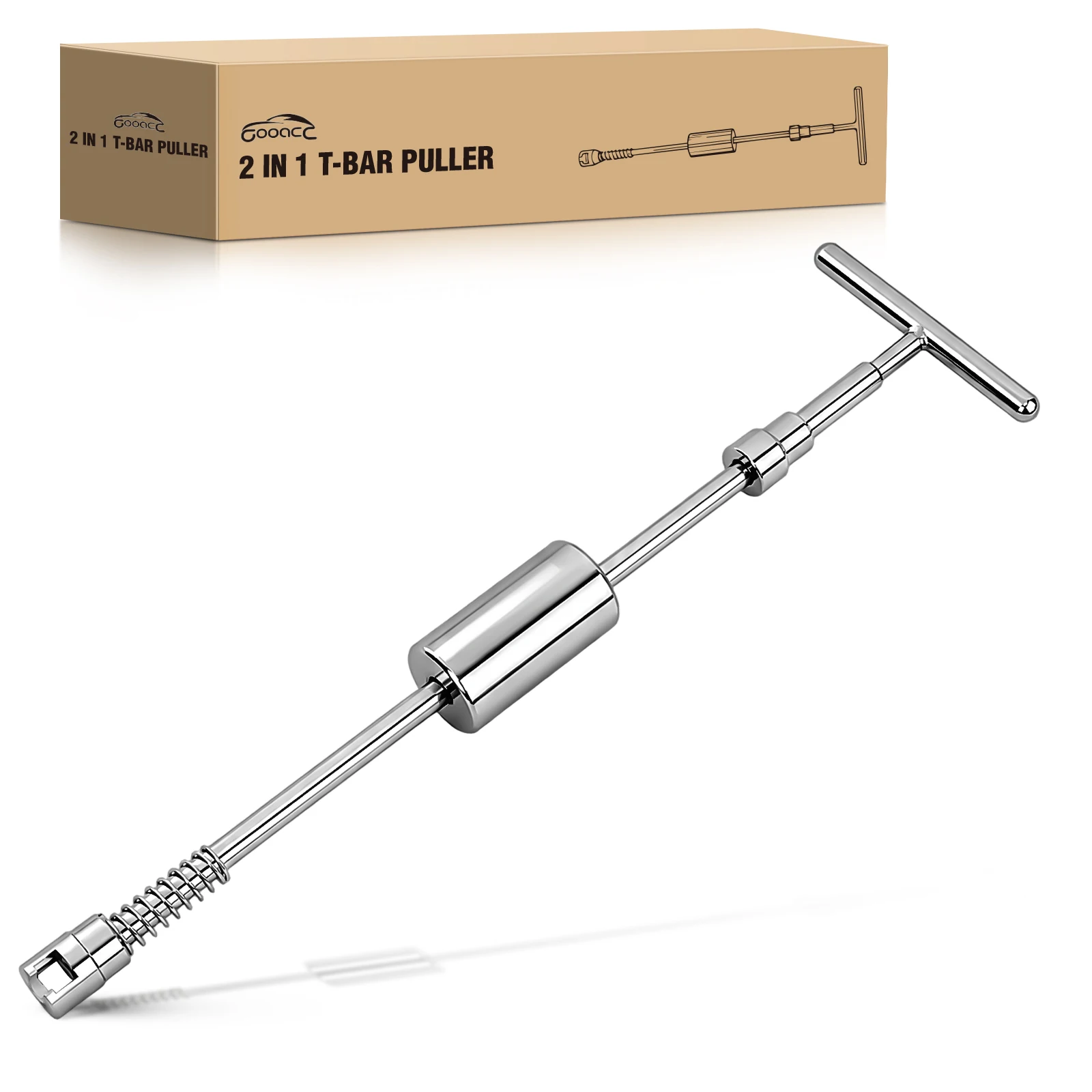 

Nilight Car Dent Puller Repair Kit, Paintless Dent Removal Tool with T-Bar Slide Hammer, 2 in 1 Auto Body Dents Remover for Hail Damage Door Ding