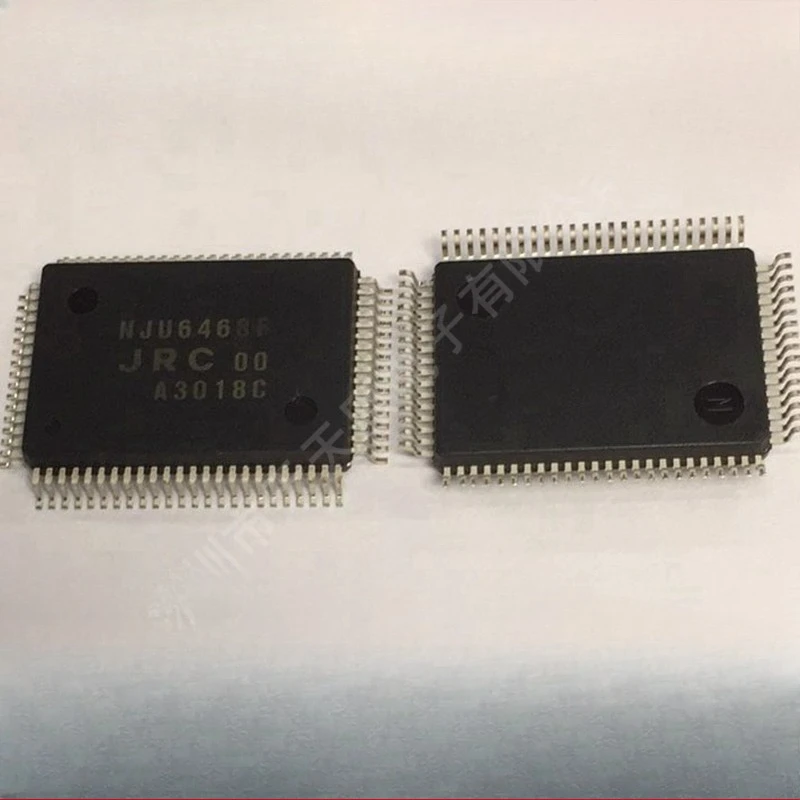 1 PCS NJU6468F Linha Dot Matrix LCD Controlador 80 Pinos PQFP