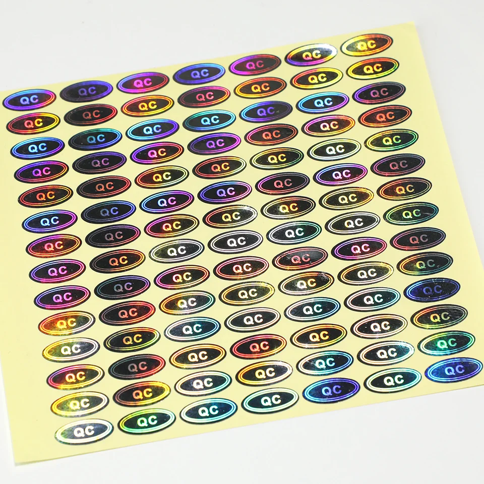 Custom Security Hologram Sticker Holographic Sticker Gold Hologram Label 3D Authenticity Hologram Label