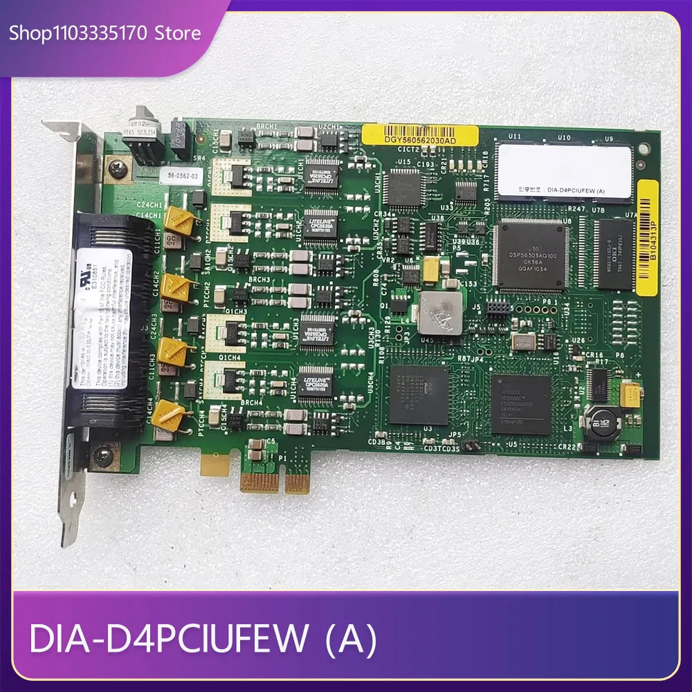 

D/4PCIU PCIE 4-сторонняя аналоговая голосовая карта DIA-D4PCIUFEW (A)