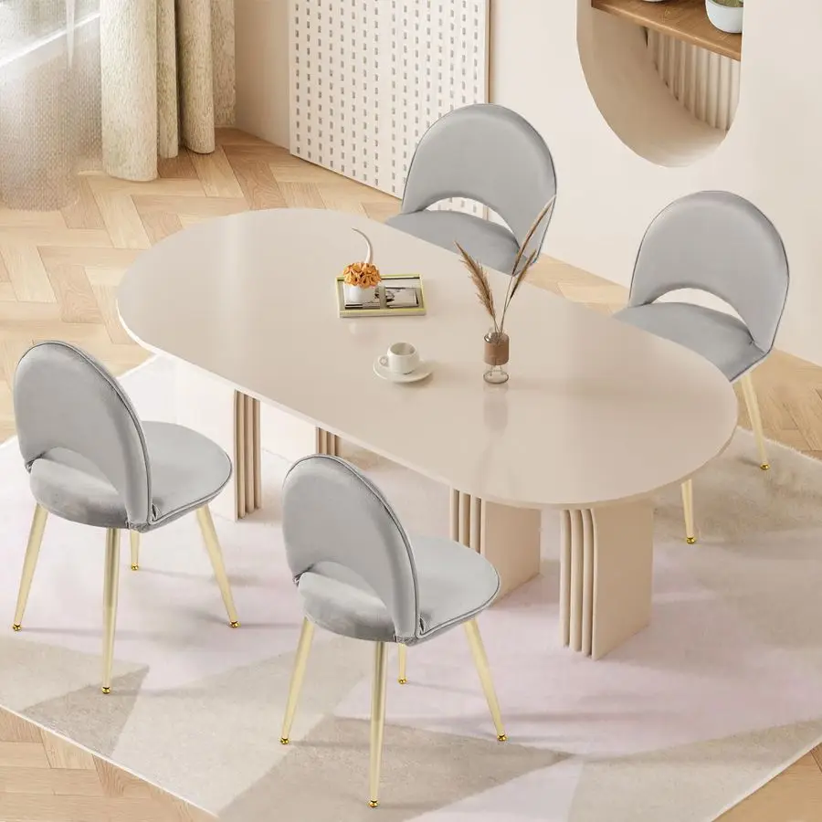 Chair with Adjustable Back Vanity Stool with Backrest Multifunction Chair for Dressing Home Office Kitchen Dinning Room and Livi