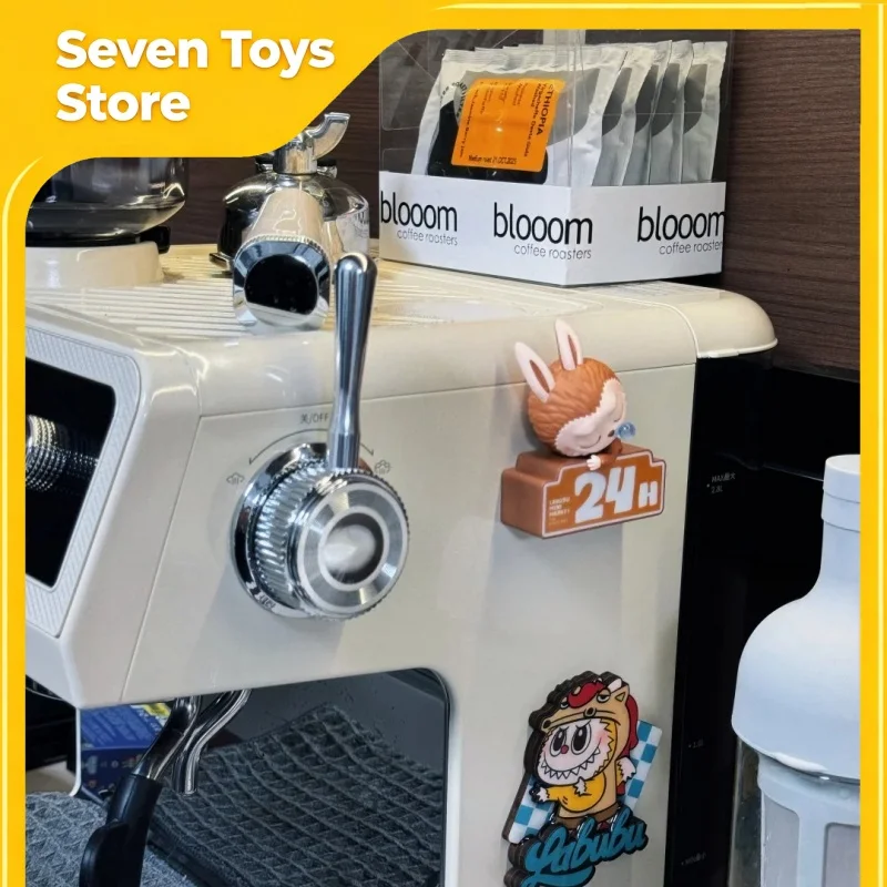 

The Monsters Wacky Mart Series Fridge Magnets Blind Box Labubu Mystery Box Can Light Guess Bag Toy Kawaii Anime Figure Kids Gift