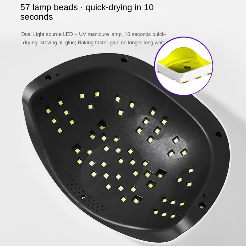150W SUNX8 MAX Nail Light UV LED Lamp for Manicure Fast Curing Gel Nail Polish 57 Leds Nail Lamp Machine Drying Lamp