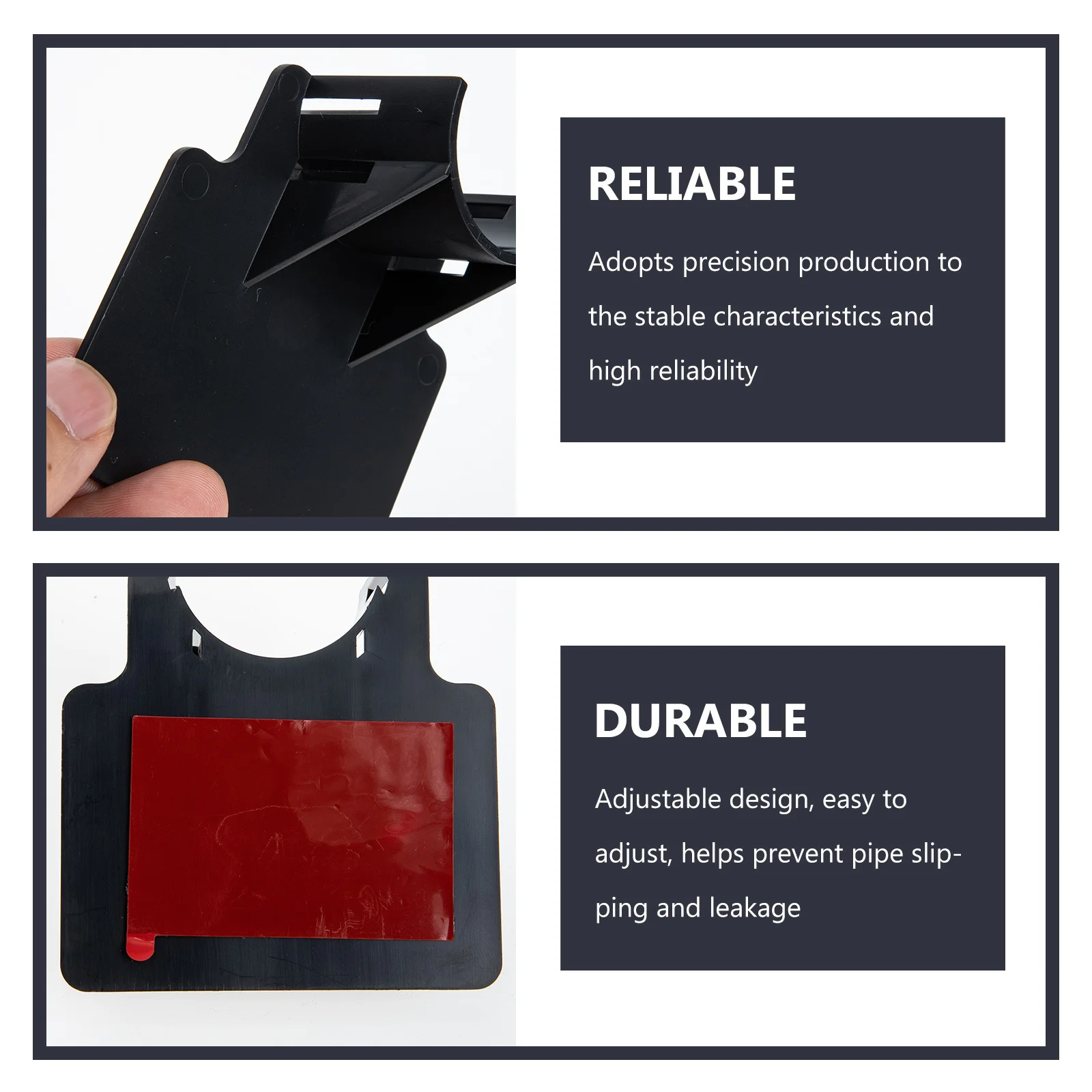 

2 Sets Pool Hose Holder Holders Hangers for outside Pipe Adjustable Bracket Supports