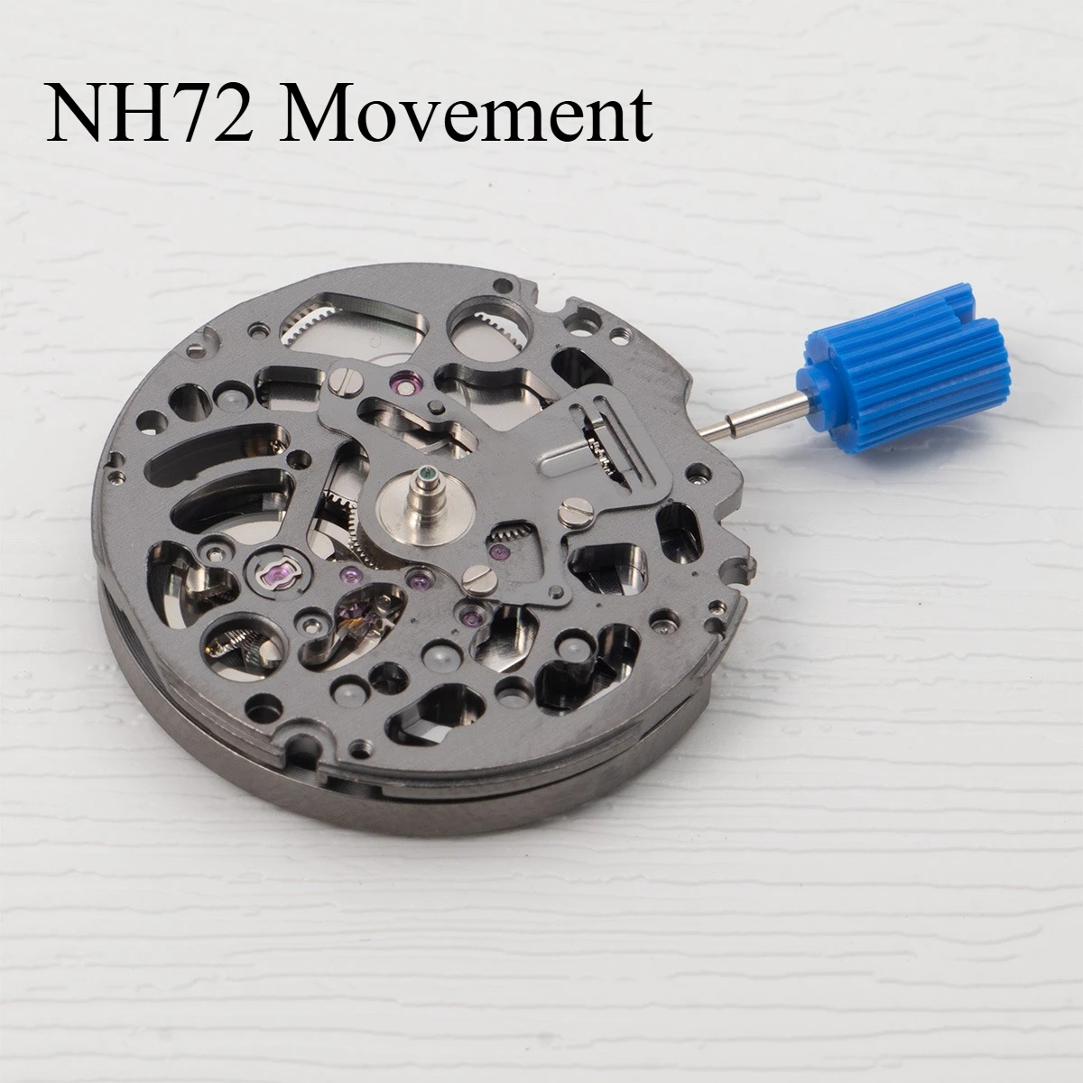 NH72 Movement 24 Jewels Japanese NH72 Movement Watch Movement Replacement Parts Watch Accessories without Calendar Movement