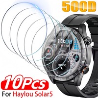 10-1PCS for Haylou Solar 5 Tempered Glass Screen Protectors HD Full Coverage Anti-scratch Films for Haylou Solar 5 Accessories