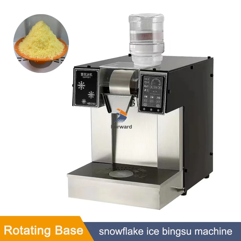 180kg/day Automatic Small Korean Bingsu Machine Snow Ice Maker Bingsu Ice Crusher Snow Flake Ice Shaver Machine