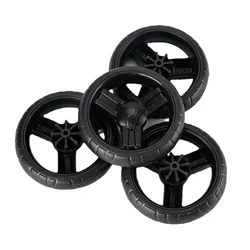 2pcs Wheels for Shopping Cart 13cm Replacement Wheels for Reparing Shopping Cart and Trolley Dolly DIY Part Accessories