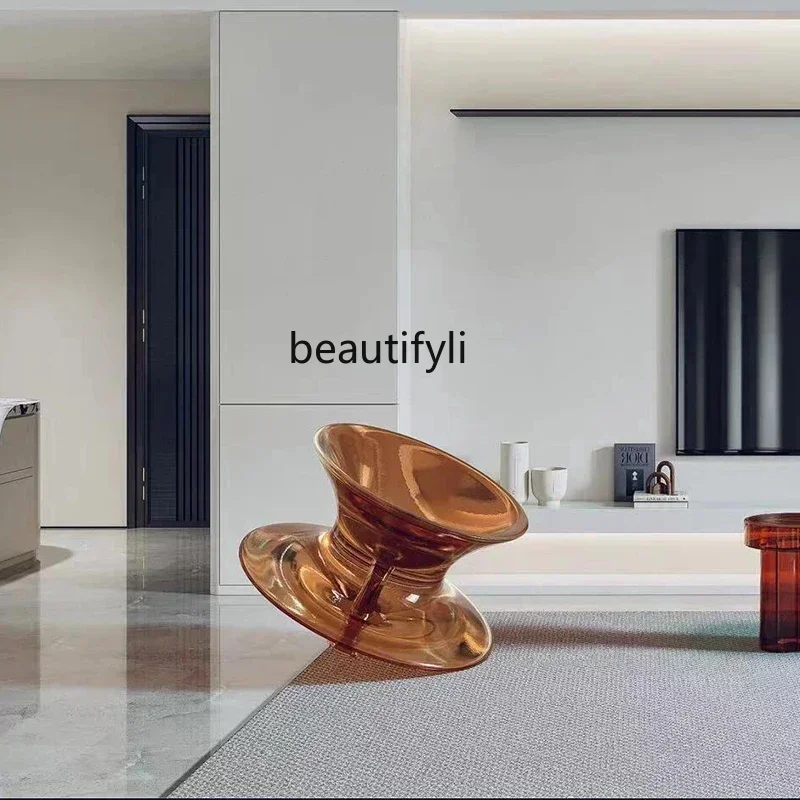 2936 Nordic, resin rotating chair villa model room, lazy chair