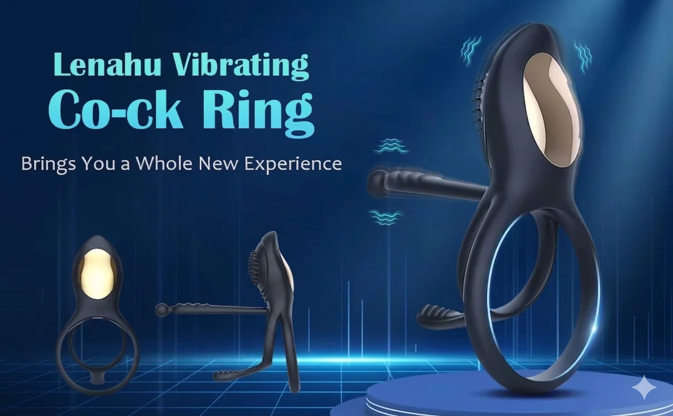Silicone ring with smooth dark finish, compact shape, and private adult wellness styling