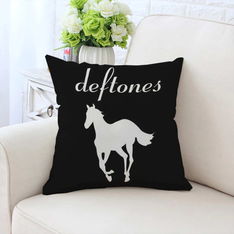 

40x40cm Pillowcase D-Deftones Fan Gifts Double-sided Printed Sofa Decoration Cushion Cover Car Decoration Cushion Cover 45x45cm