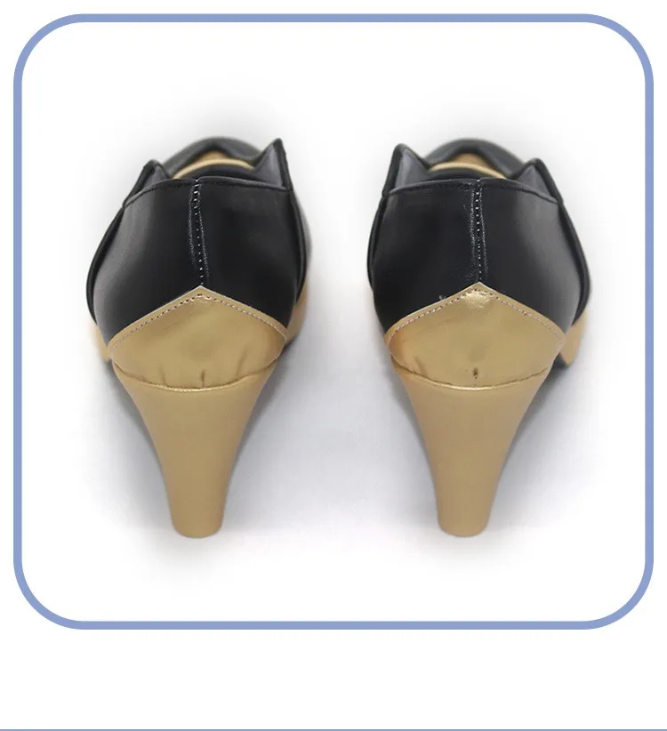 إيما فروست تأثيري أحذية بولي أحذية أحذية من الجلد الأبيض الملكة تأثيري الدعائم أنيمي اكسسوارات هالوين كرنفال الأحذية مخصص #6