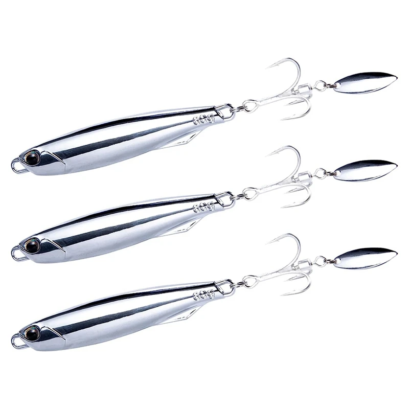 Hot 3 Pack Surf Fishing Trolling Lures Vertical Diamond Jigs Mackerel Striper Bluefish Lures