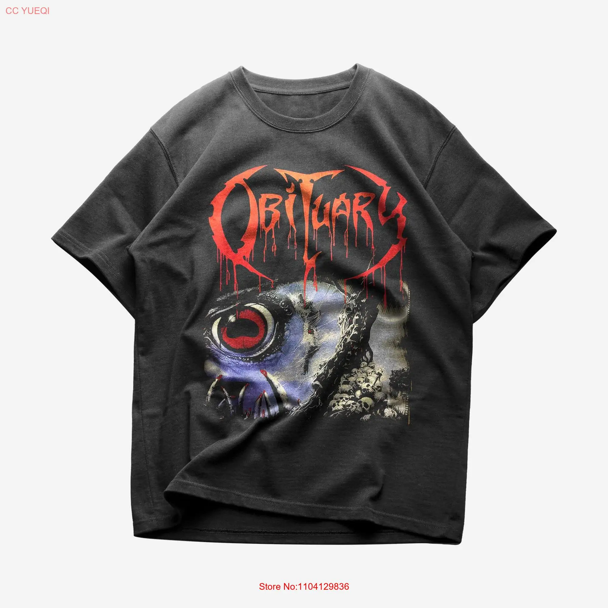 Obituary T shirt Metal Music Merch Cotton long or short sleeves